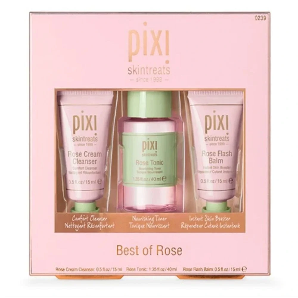 Pixi Skintreats Best Of Rose‎ 3- Piece Set